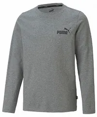 プーマ PUMA ESS NO.1 ロゴ LS Tシャツ  588985 03 ミディアムグレーヘザー