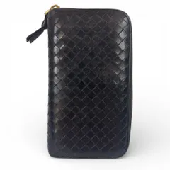 BOTTEGA VENETA イントレチャート ラウンドファスナー 長財布