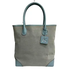 KITAMURA(キタムラ) トートバッグ ライトブルー レザー