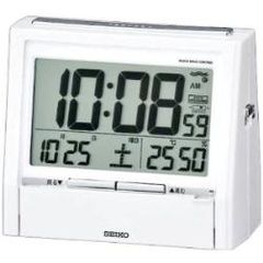 セイコー 音声目覚まし電波時計 ピラミッドトーク 時報・温湿度 DA205W