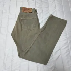 28 90年代 リーバイス 501 デニムパンツ made in usa オリーブ