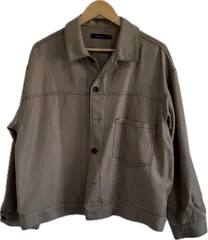 Z1714 【美品】RAGE BLUEレイジブルー　シャツ　トップス　ブラウン　メンズ　Mサイズ