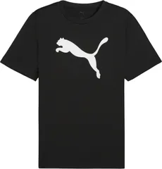 プーマ PUMA ESS プーマロゴ ポリ Tシャツ メンズ 半袖シャツ ハーフスリーブ ウェア トップス レギュラーフィット クルーネック ショートスリーブ 吸水 速乾  687563 01 PUMABLACK