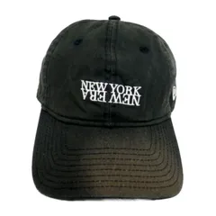 NEW ERA directed by Keiko Hitotsuyama ニューエラ 一ツ山佳子 国内正規 25SS 9TWENTY The New York ストラップバックキャップ 14699396 BLACK ヴィンテージウォッシュブラック M/L