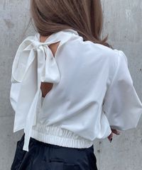 【新品】AMERI BACK HEARTDESIGNOVER BLOUSE 新品】AMERI BACK HEARTDESIGNOVER BLOUSE - メルカリ
