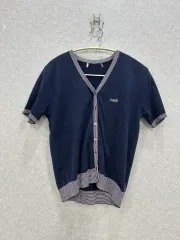 ラコステ 半袖 ニットカーディガン M