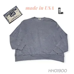 USA製Lee無地スウェットトレーナーLブルーHH01900