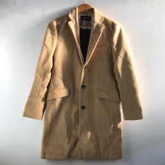 nano universe チェスターコート メンズ S キャメル 3092202601060009