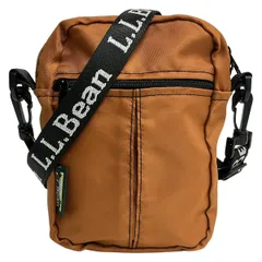 L.L.Bean(エルエルビーン) ショルダーバッグ美品  - ブラウン×黒 ミニバッグ