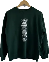 Z1714 【美品】RAGE BLUEレイジブルー　裏起毛トレーナー　トップス　グリーン　メンズ　Mサイズ