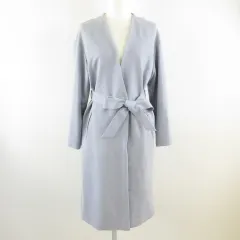 フリーズマート Free's Mart ロングコート 長袖 水色 S *T910