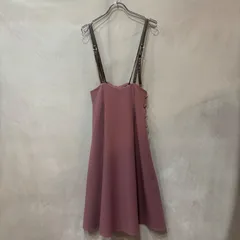 Newバックリボンジャンパースカート PROPORTION BODY DRESSING プロポーションボディドレッシング ワンピース ドレス 2S ピンク レディース USED