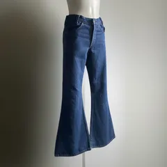 USA製 70s Levi's リーバイス フレア ジーンズ デニムパンツ 濃紺 ベルボトム アメリカ ヴィンテージ ジーンズ