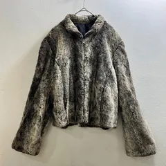 フランス製 90s ファージャケット 高級 シャギー ブルゾン ヨーロッパ ユーロ トラックジャケット