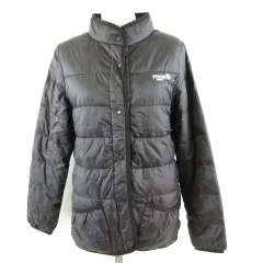 モズ MOZ 中綿ナイロンジャケット 長袖 黒 F *A616