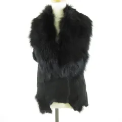 フレイアイディー FRAY I.D ファーベスト ジレ 黒 F *T76