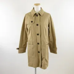 ポール&ジョー シスター PAUL&JOE SISTER ステンカラーコート ミディ丈 長袖 ベージュ 38 *A921のサムネイル