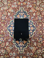 ポロ ウール マフラー ブラック