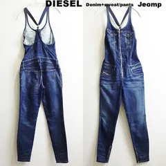 DIESEL　ディーゼル　ジョグジーンズ スキニー サロペット　JEOMP　ストレッチ　オーバーオール　レディース S 相当　インディゴ