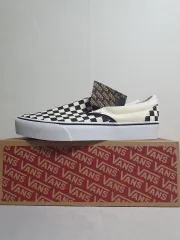 VANS ヴァンズ スリッポン チェッカーボード VN00018EBWW ブラック/オフホワイト 300mm