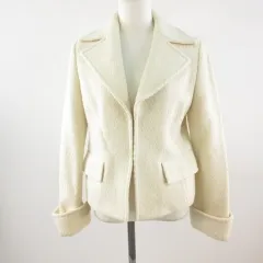 ボールジー BALLSEY トゥモローランド ジャケット 長袖 アイボリー 38 *T82