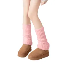 【新品】 [Karsaer] レッグウォーマー レディース 足首ウォーマー モコモコ 防寒 冷え対策 暖かい ふわふわ ロング ソックス 靴下 締め付けない 伸縮性 かわいい G0222 0