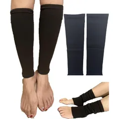 【新品】 [NAKAMAJITA] 光電子 遠赤外線 レッグウォーマー 保温 防寒 冷え取り あったか 薄いのに暖かい 日本製 (ブラック) 0