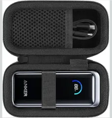 ★（ケースのみ）Anker Prime Power Bank (9600mAh, 65W, Fusion)モバイルバッテリー専用収納ケース【co2CREA】落下防止保護 キズ防止 防塵 持ち運び便利