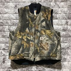 ほぼ新品】Carhartt ダックベスト カモ M - メルカリ