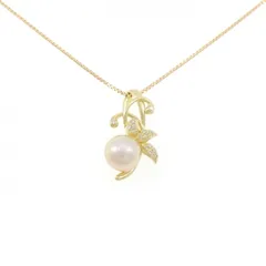 K18YG 白蝶パール ネックレス 10.2mm