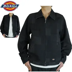 DICKIES ディッキーズメンズ ジャケットジャカード アイゼンハワージャケット JACQUARD EISENHOWER JACKETパッチワーク BLACK ブラック リンス黒 灰 紺 レイヤード 重ね着TATOO ローライダー 作業着 大きめサイズ