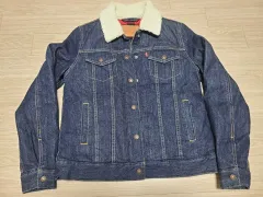 リーバイス トラッカー ボアカラ デニム ダウンジャケット