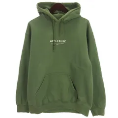 アップルバム APPLEBUM スウェットパーカー 裏起毛 グリーン M