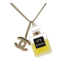 【中古】 CHANEL シャネル  ネックレス・ペンダント  04A ココマーク N5 香水ボトル ネックレス ゴールド 24018076 YM