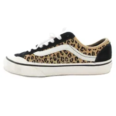 バンズ VANS オールドスクール OLD SKOOL ローカットスニーカー シューズ レオパード柄 500714 23.5cm 黒 ブラック ベージュ /GV