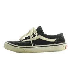 バンズ VANS OLD SKOOLローカットスニーカー シューズ US6H 24.5cm 黒 白 V36CL /MI ■OS