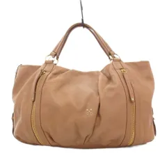 サザビー SAZABY ハンドバッグ ワンショルダー 2WAY レザー 茶 ブラウン /FT