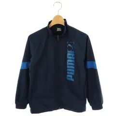プーマ PUMA 584953 ジップアップトラックジャケット ブルゾン 140 紺 青 /MI ■OS