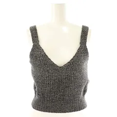 ケイビーエフ KBF アーバンリサーチ ニットビスチェ One 黒 白 /MI ■OS ■SH