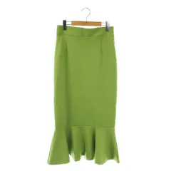 スライ SLYZ 23SS マーメイドスカート フレア マキシ ロング 2 緑 グリーン /AT ■OS