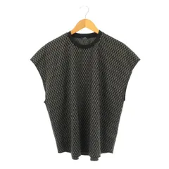 アーバンリサーチ URBAN RESEARCH アイテムズ ITEMS ジャガードカットベスト 総柄 M ブラック /DF ■OS ■AX