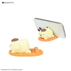 グルマンディーズ(gourmandis) SANG-388PN ポムポムプリン サンリオキャラクターズ マスコットモバイルスタンドのサムネイル