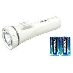 パナソニック BF-BG41K-W ホワイト 乾電池エボルタNEO付き LED懐中電灯 BFBG41KWのサムネイル
