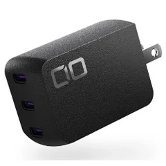 CIO(シーアイオー) NovaPort TRIOII 67W3C ブラック 67W 3ポート GaN急速充電器 CIO-G67W3C-N2-BK