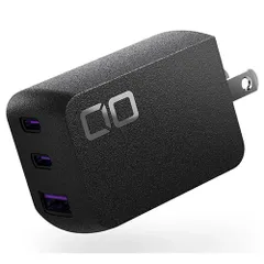 CIO(シーアイオー) NovaPort TRIOII 67W2C1A ブラック 67W 3ポート GaN急速充電器 CIO-G67W2C1A-N2-BK