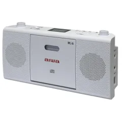 AIWA GAA4-RCD0001WH ホワイト スリム縦型ラジオCDプレイヤー GAA4RCD0001WHのサムネイル
