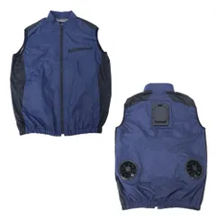 サンコー(Thanko) 圧倒的に冷える冷蔵服4 2025年モデル ベストタイプ ネイビー 5L(胸囲138cm 肩幅54cm 着丈71cm) USB給電 TKCV25SNV5Lのサムネイル
