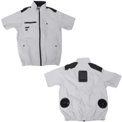 サンコー(Thanko) 圧倒的に冷える冷蔵服4 2025年モデル 半袖タイプ シルバーグレー 3L(胸囲126cm 肩幅50cm 着丈70cm) USB給電 TKWE25SGY3Lのサムネイル