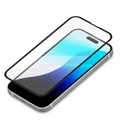 PGA PG-24CGLF02BL ブルーライトカット/高透明 iPhone16Plus用 液晶全面保護ガラスのサムネイル