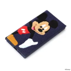PGA PG-D25KCF01MKY ミッキーマウス iPhone 16e用 クリアフリップケース サガラ刺繍 Ｄisneyケースのサムネイル